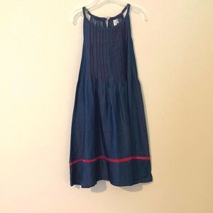 Deux Par Deux girls blue halter dress. Size 5T.